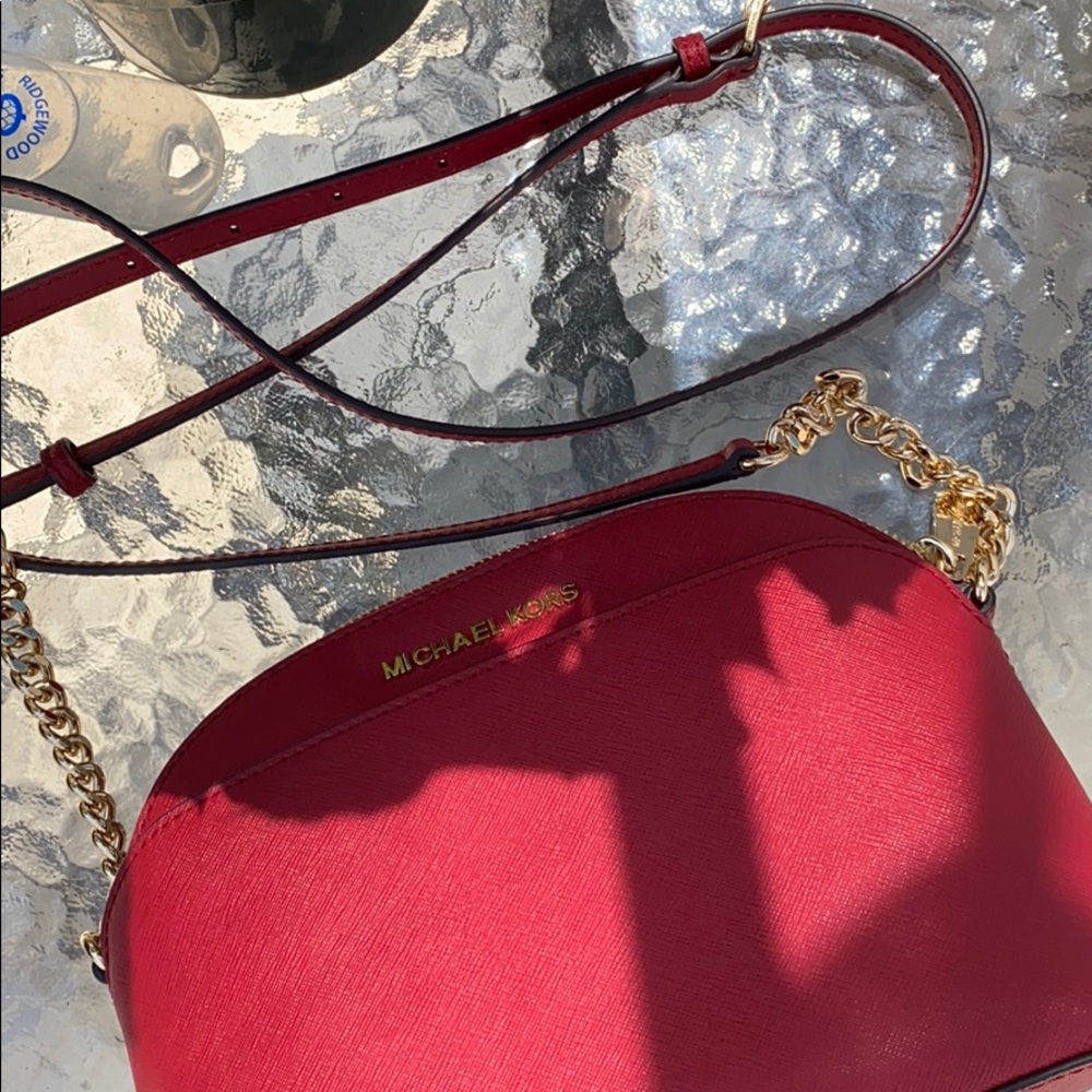 MICHAEL KORS red crossbody
